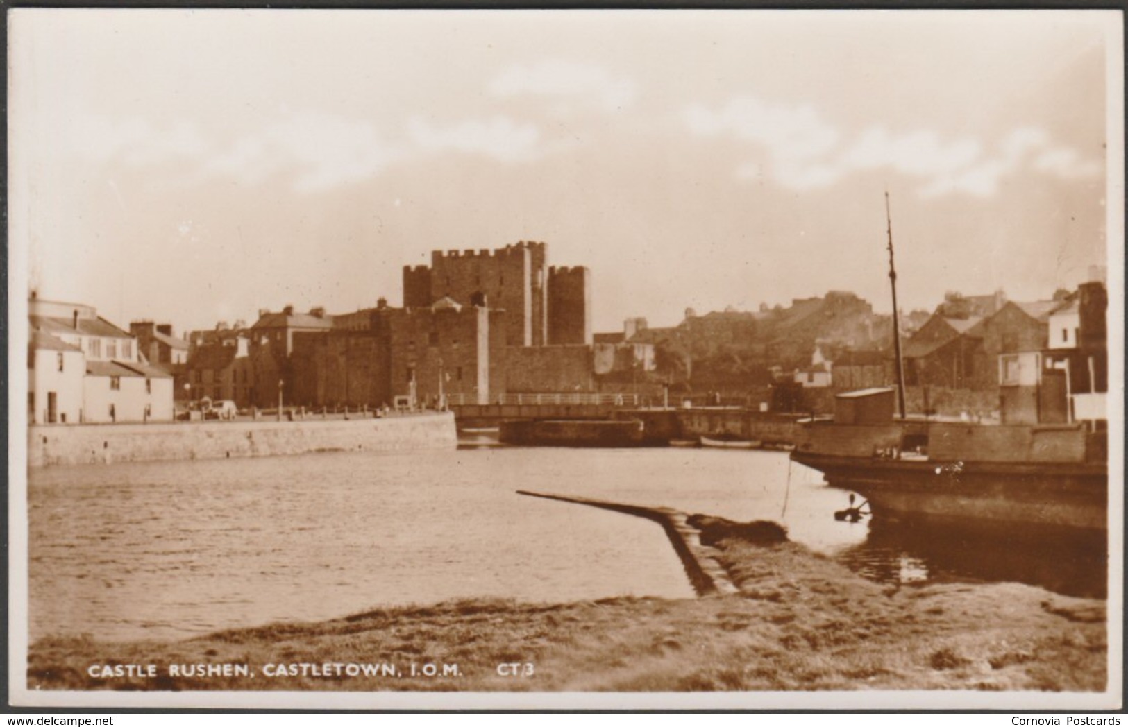 Castle Rushen, Castletown, Isle Of Man, C.1930s - RP Postcard - Isle Of Man