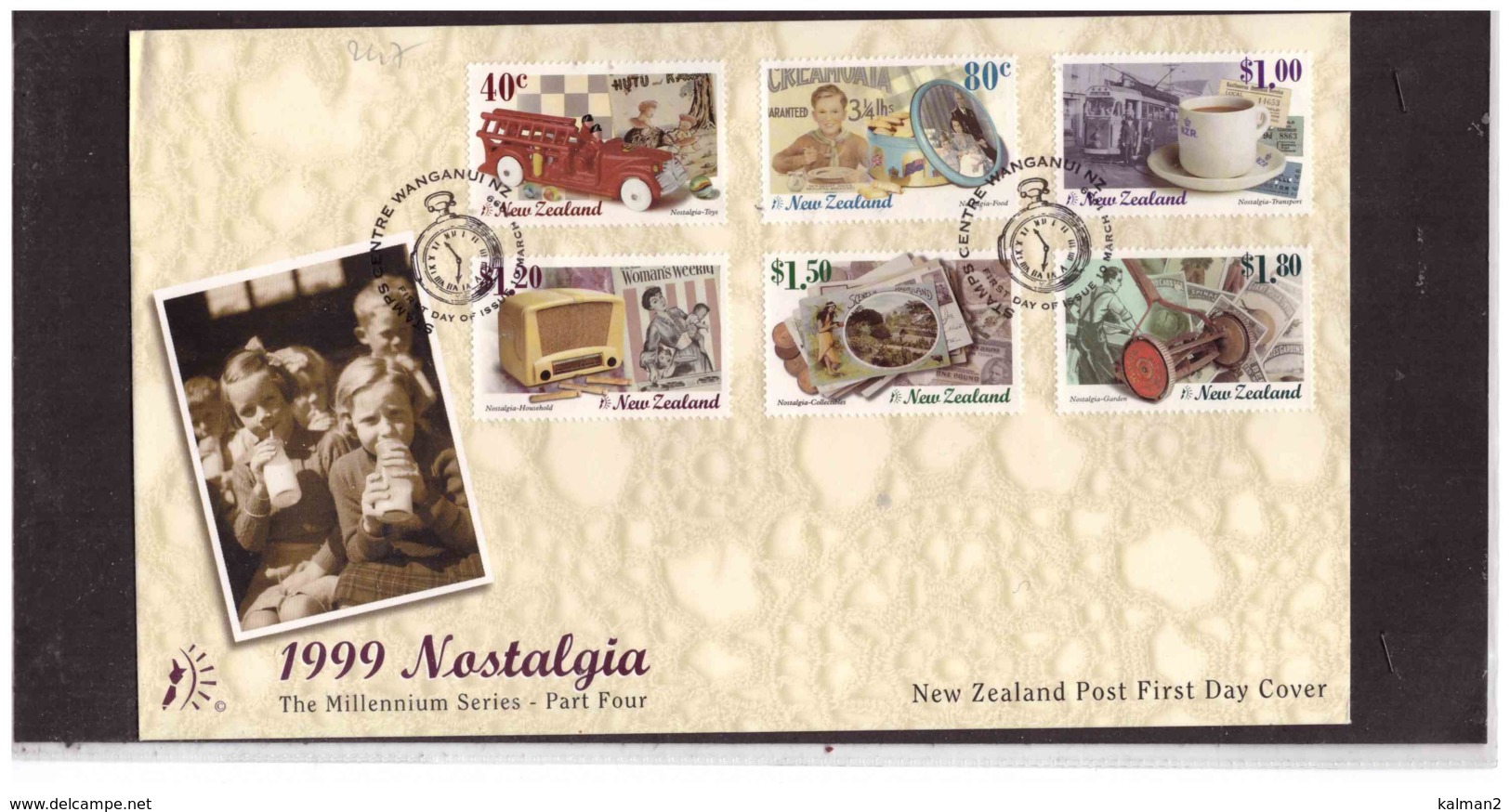 NZFDC247 - WANGANUI   10,.3.1999   /  FDC Y.T. Nr.  1690/1695   (  CAT.  A.C.S.  Nr. 1549/1554   ) - FDC