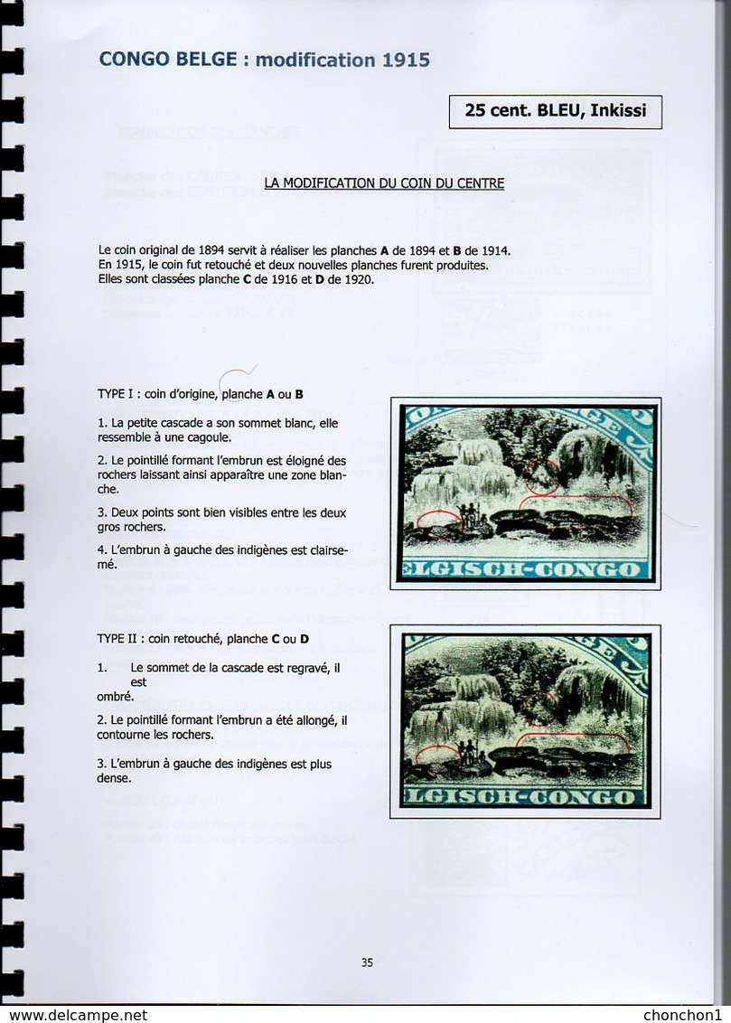 CONGO - BOOK - LIVRES - TAVANO 2010 - Congo Emission Mols Modification 1915 - - Neufs