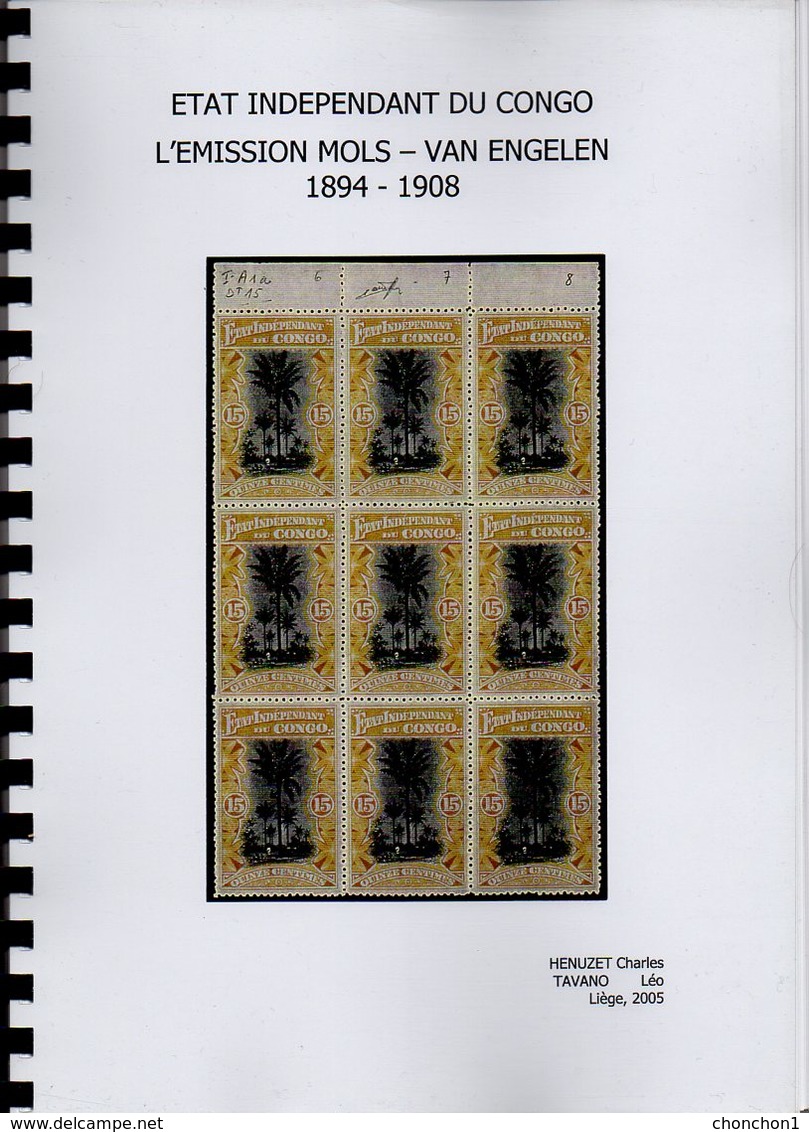 CONGO - BOOK - LIVRES - TAVANO 2015 -  Etat Indépendant Du Congo -  Emission MOLS 1894-1908 - Unused Stamps