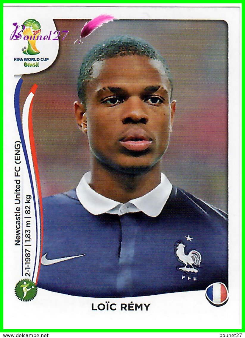 Foot Panini FIFA World Cup Brasil 2014 " Loic REMY " France FFF N°390 - Autres & Non Classés