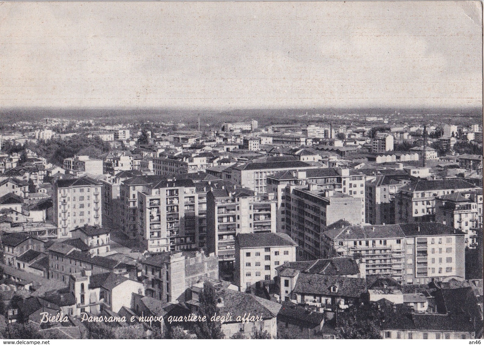 BIELLA PANORAMA E NUOVO QUARTIERE DEGLI AFFARIVG AUTENTICA 100% - Biella