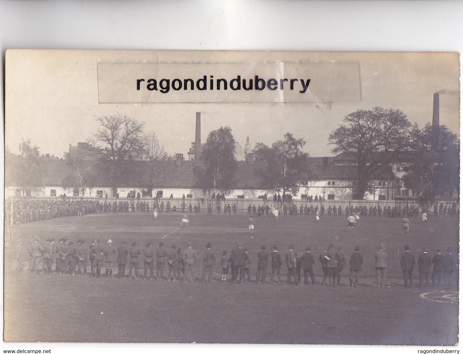 CPA PHOTO - POLOGNE - TESCHEN -CIESZYN - MILITARIA - MATH De FOOTBALL Entre Soldats Probblt Conflit POL TCH 1920 - Pologne