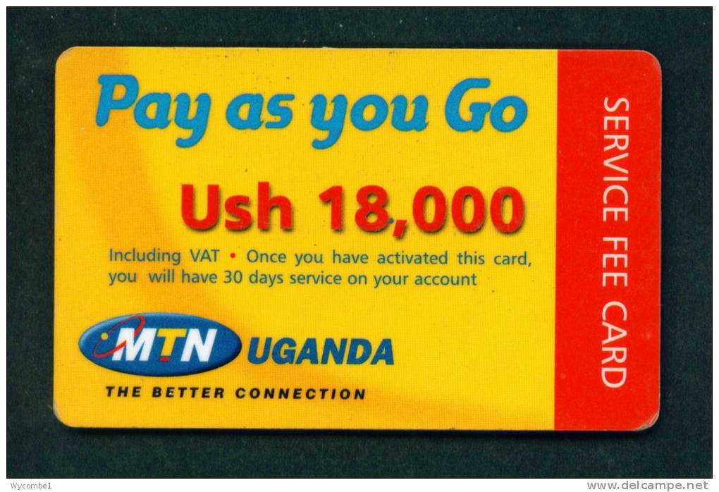 UGANDA - Remote Phonecard  As Scan - Uganda