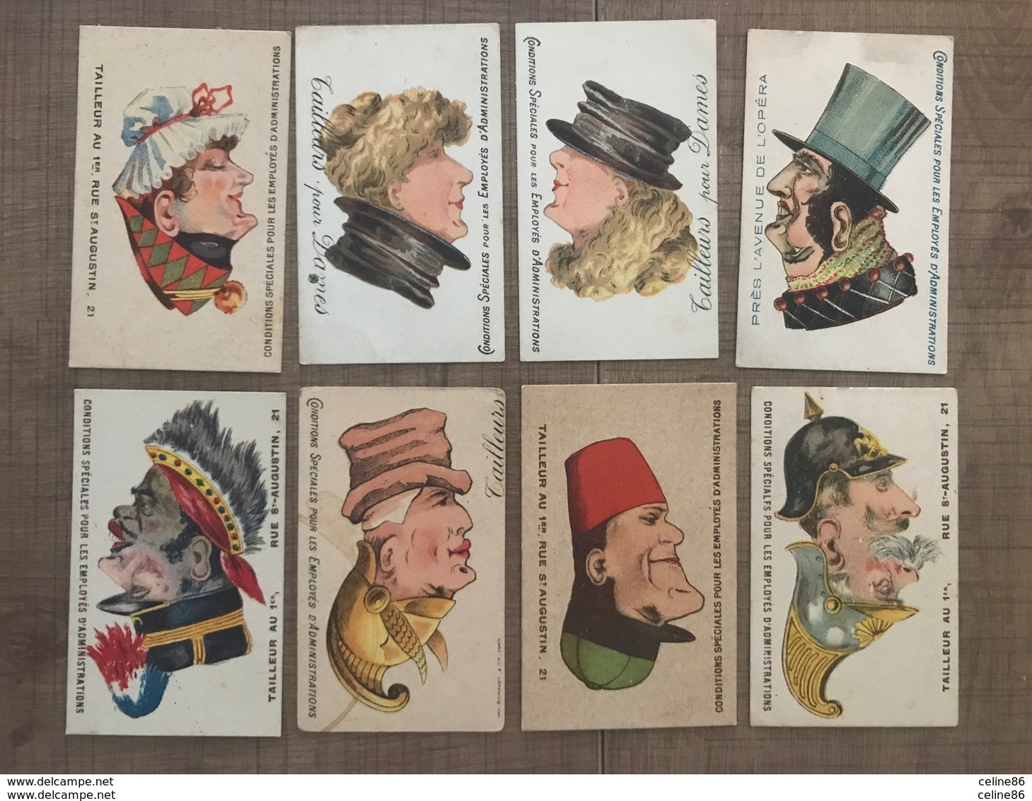 Lot 18 Cartes TAILLEURS PARIS - Autres & Non Classés