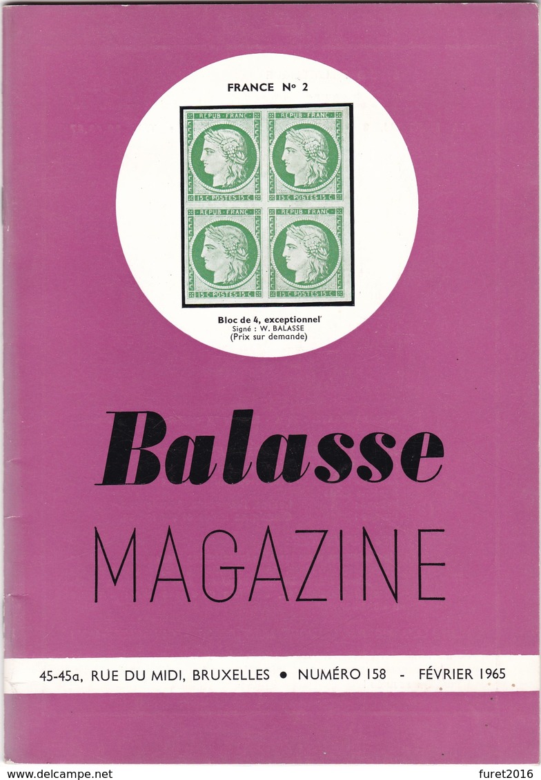 BALASSE MAGAZINE N° 158    ( D Autres N° Disponibles Contactez Moi ) - Frans (tot 1940)