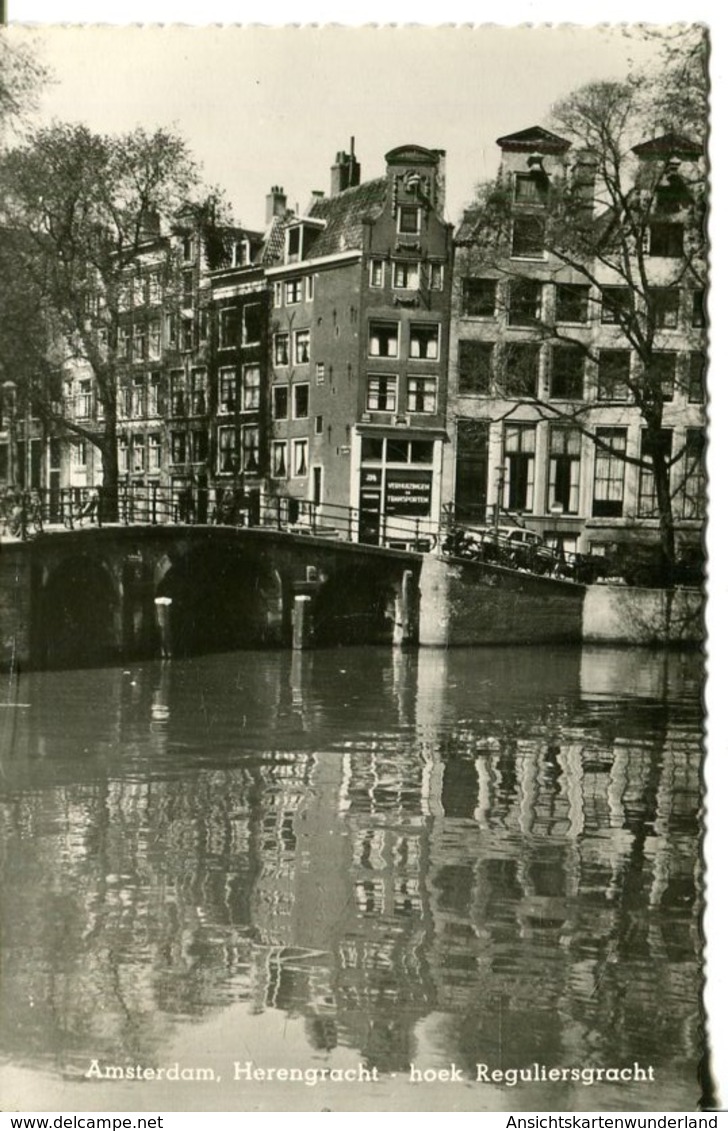 006766  Amsterdam - Herengracht Hoek Reguliersgracht  1959 - Amsterdam