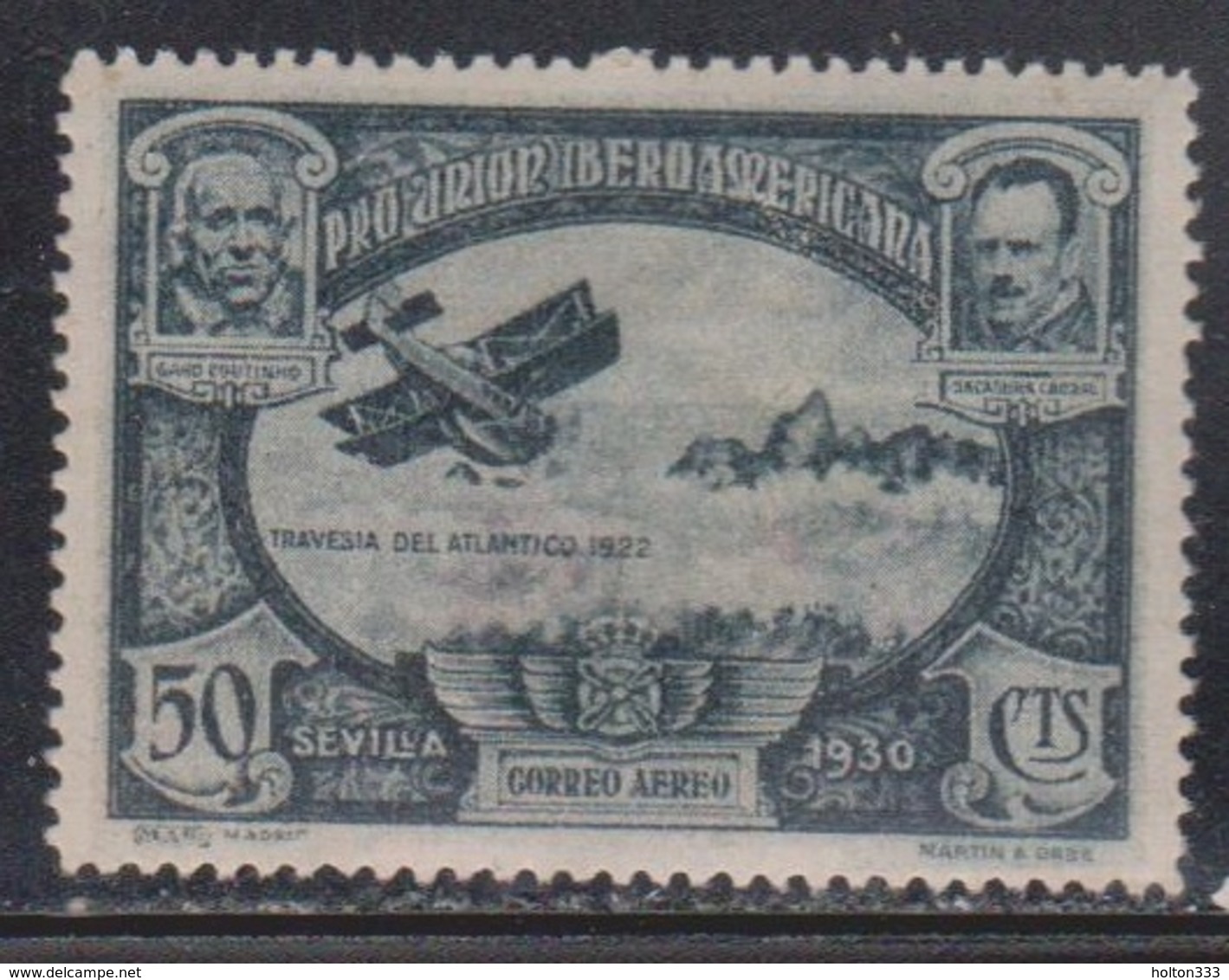 SPAIN Scott # C53 MH - Airmail - Unused Stamps