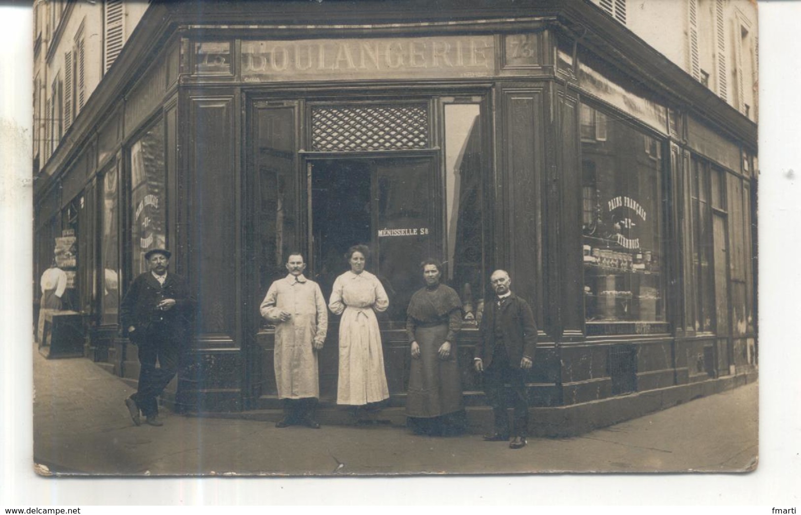 Carte Photo à Confirmer : Boulangerie Menisselle Successeur, 73 Rue Rébeval, Paris 19e - District 19
