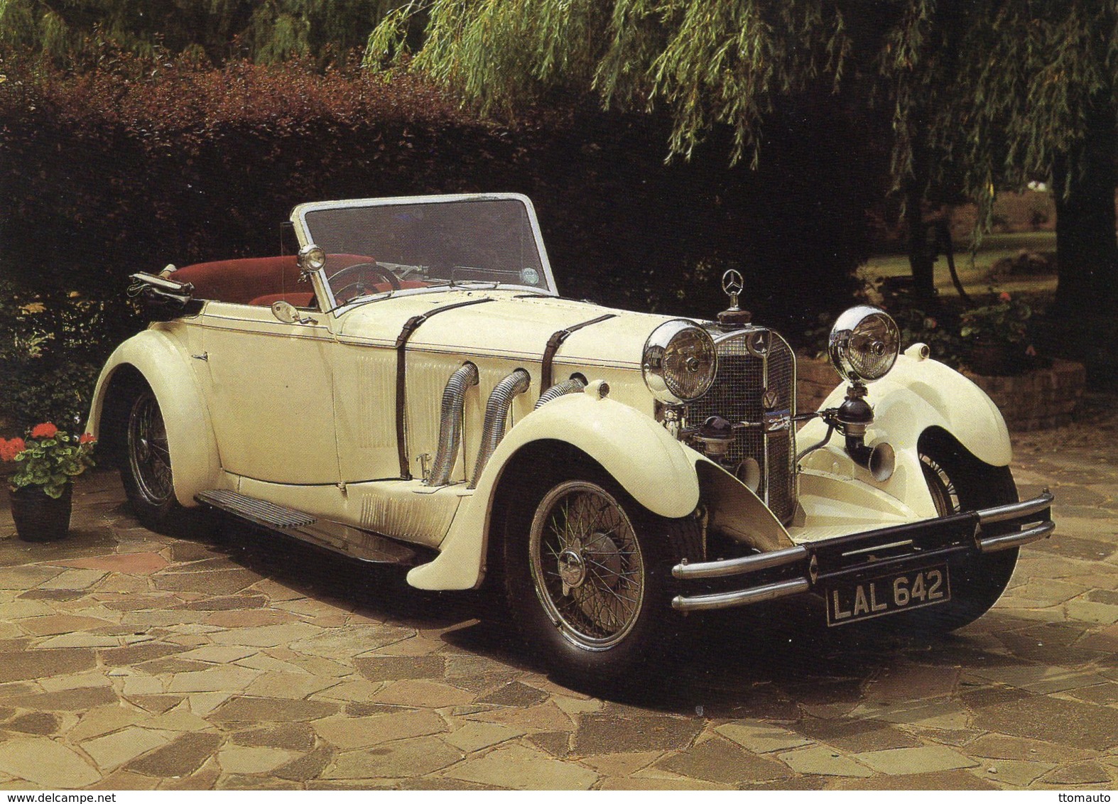 Mercedes SSK    -  1932    -  Carte Postale - Turismo