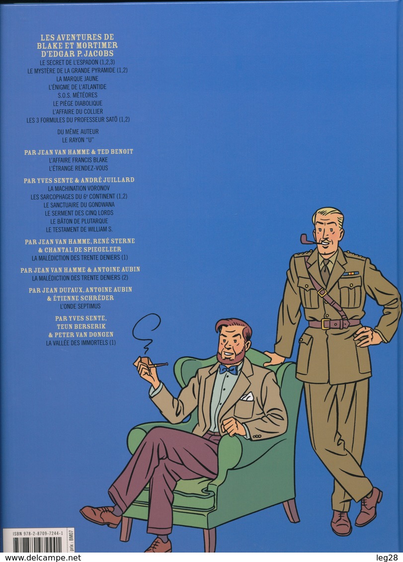 LA VALLEE DES IMMORTELS - Blake Et Mortimer