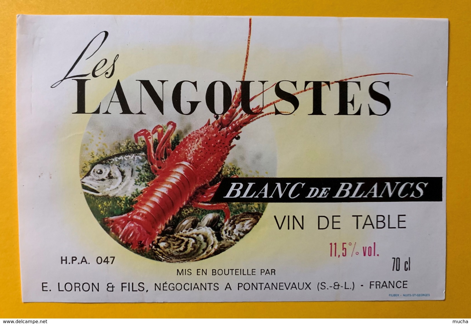 10051 - Les Langoustes  Blanc De Blancs - Blancs