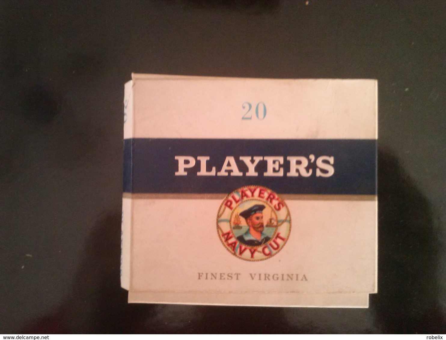 PLAYER'S (virginia Tabacos) -empty Cigarettes Carton Box - Around (environ) 1965-70 - Zigarettenetuis (leer)