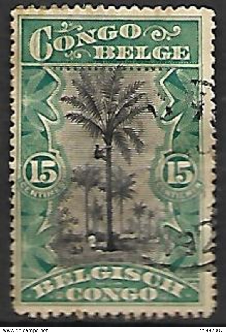 CONGO  Belge   -   1916 .  Y&T  N° 66 Oblitéré - Oblitérés