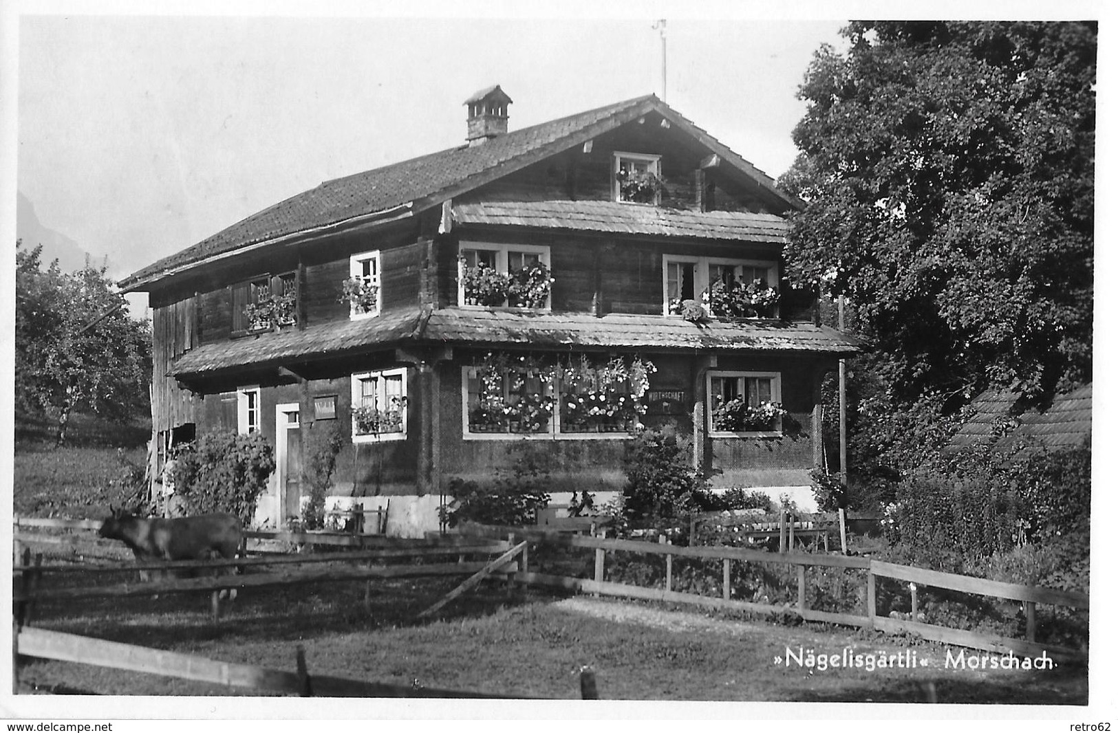 MORSCHACH → Restaurant "Nägelisgrätli" An Der Stoostrasse Anno 1950 - Morschach