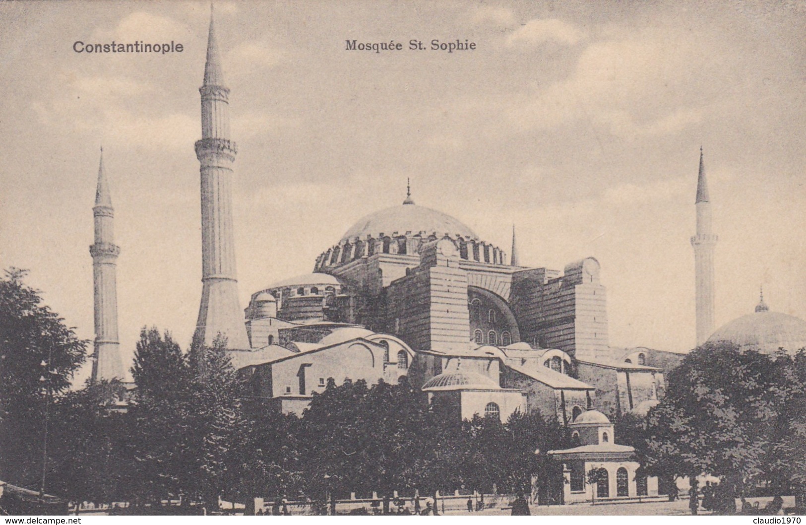 CARTOLINA - POSTCARD - TURCHIA - CONSTANTINOPLE - MOSQUèE ST. SOPHIE - Turquia