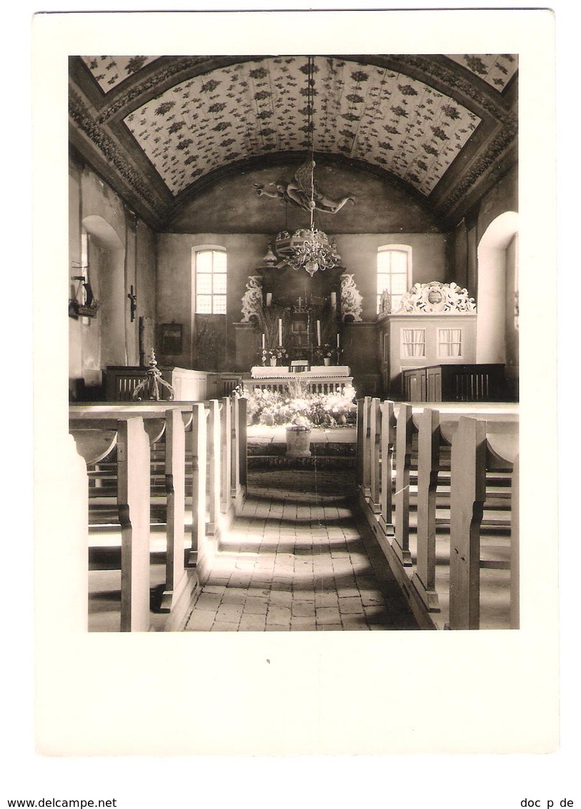 Foto - Hiddensee - Photo :  Ebel / Hiddensee - Kirche Innenansicht - Hiddensee