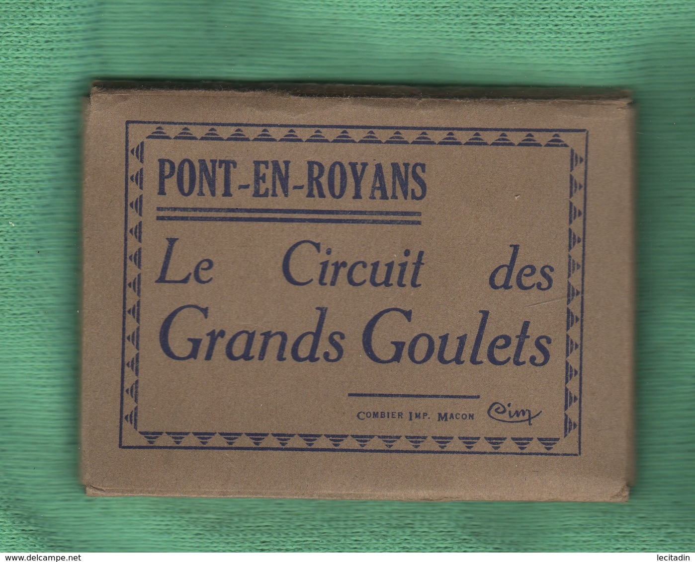 CP VIEUX PAPIERS POCHETTE Complète 12 Cartes N Bl   38 PONT EN ROYANS   Format 9 X 6 Cm Env - Autres & Non Classés