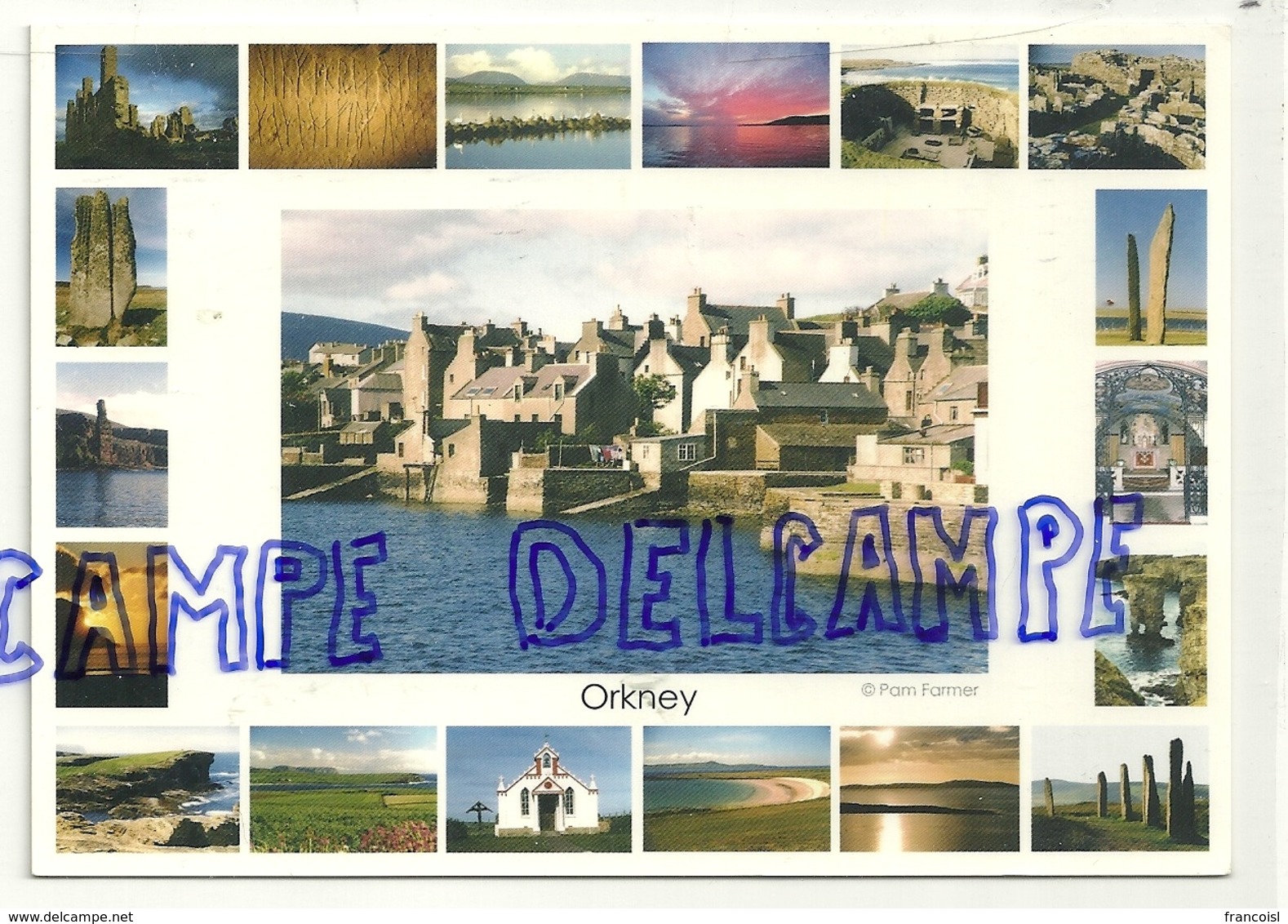 Ecosse. Orkney. Carte Mosaïque (multivues) 2016 - Orkney