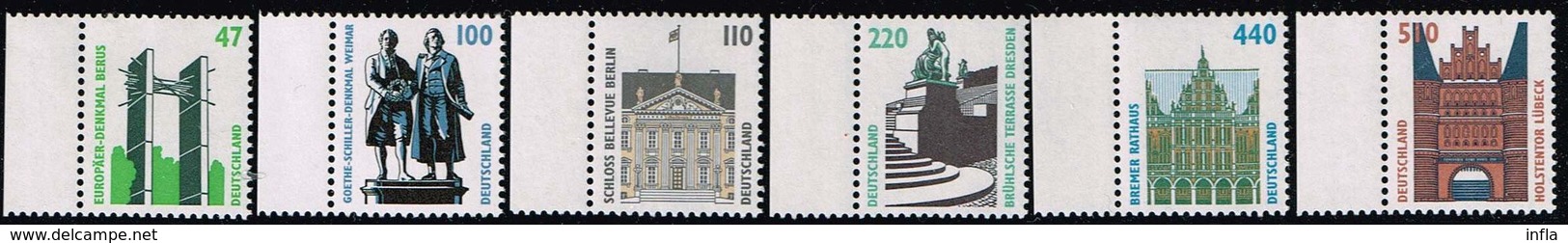 Bund 1997, Michel# 1932, 1934 - 1938 ** - Unused Stamps