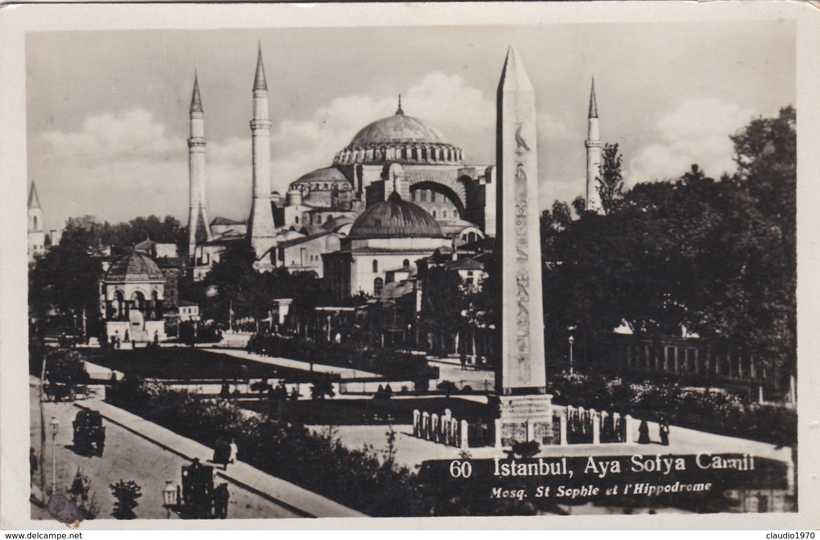 CARTOLINA - POSTCARD - TURCHIA - ISTANBUL - AYA SOFYA CAMII - Turchia