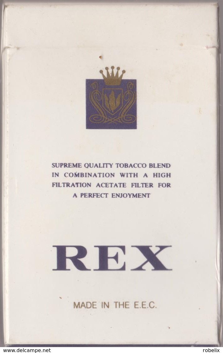 REX - Empty   Cigarettes Carton Box - Around (environ) 1970 - Etuis à Cigarettes Vides