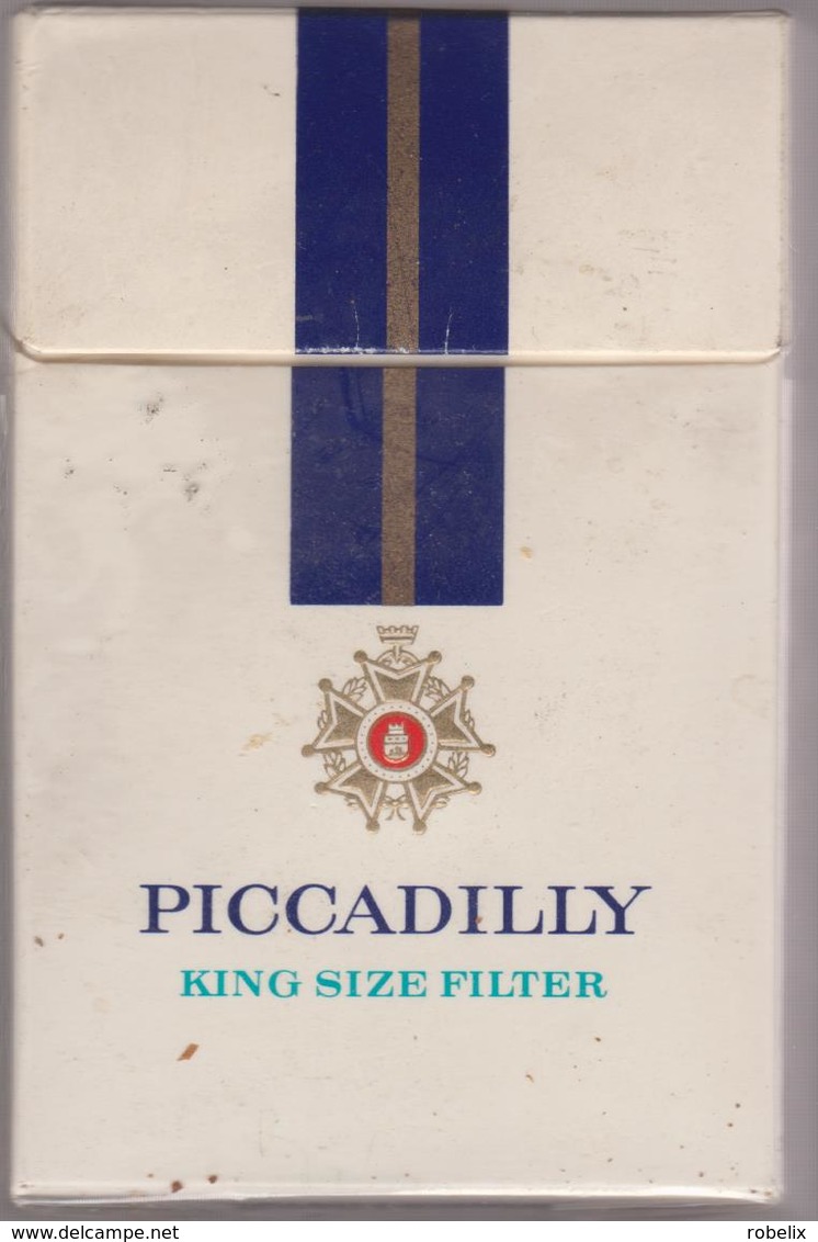 PICCADILLY - Empty American Cigarettes Carton Box - Around (environ)  1970 - Etuis à Cigarettes Vides