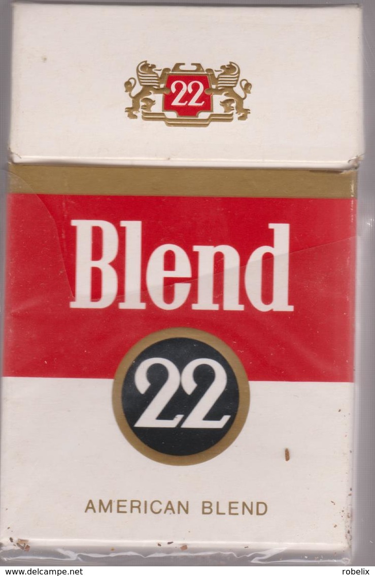 BLEND - Empty American Cigarettes Carton Box - Around (environ) 1970 - Etuis à Cigarettes Vides