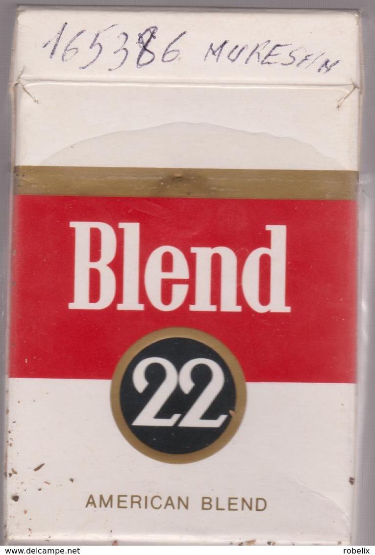 BLEND - Empty American Cigarettes Carton Box - Around (environ) 1970 - Etuis à Cigarettes Vides