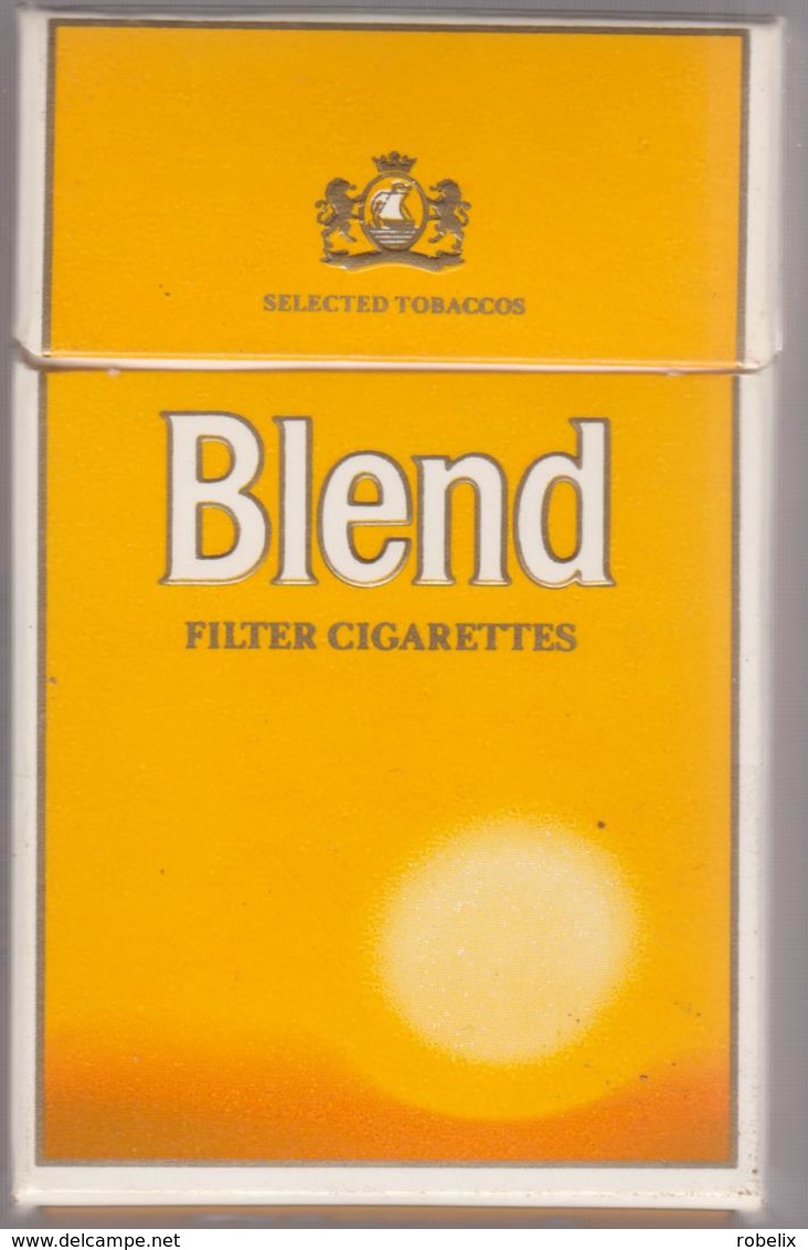 BLEND- Empty  Cigarettes Carton Box (manufacturated In Danmark)- Around (environ) 70 - Etuis à Cigarettes Vides