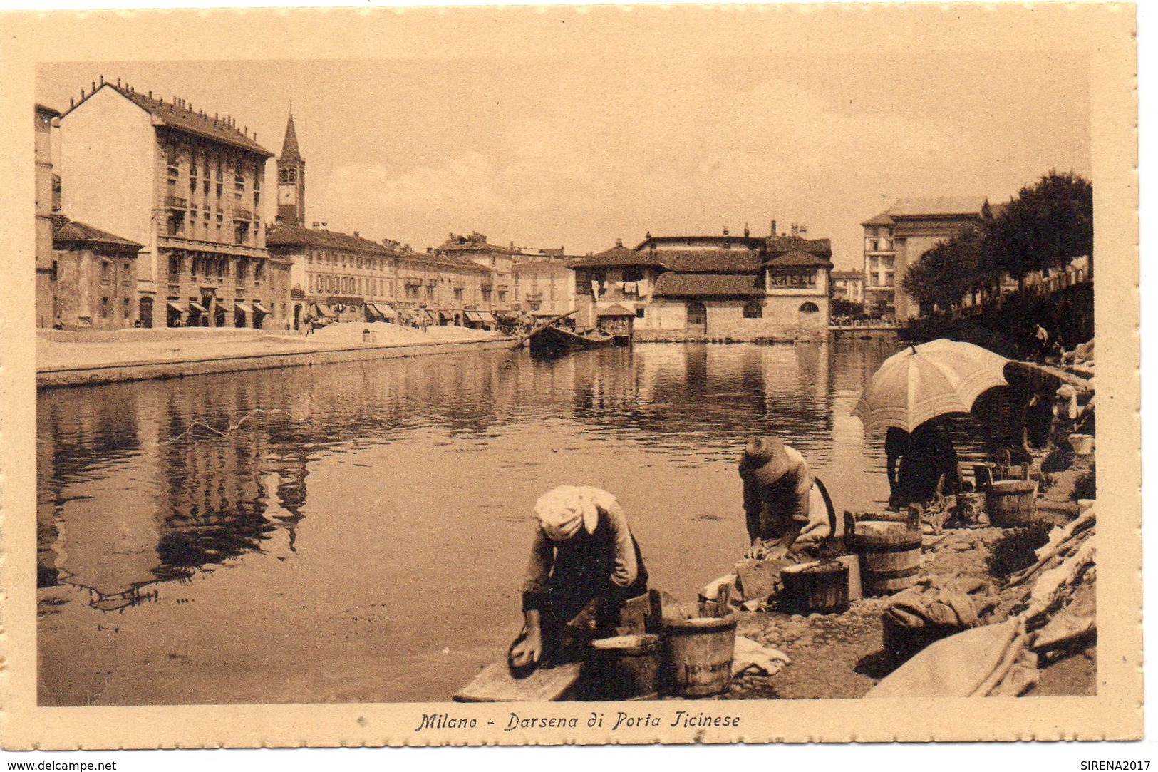 MILANO - DARSENA DI PORTA TICINESE - NON VIAGGIATA - Milano (Milan)