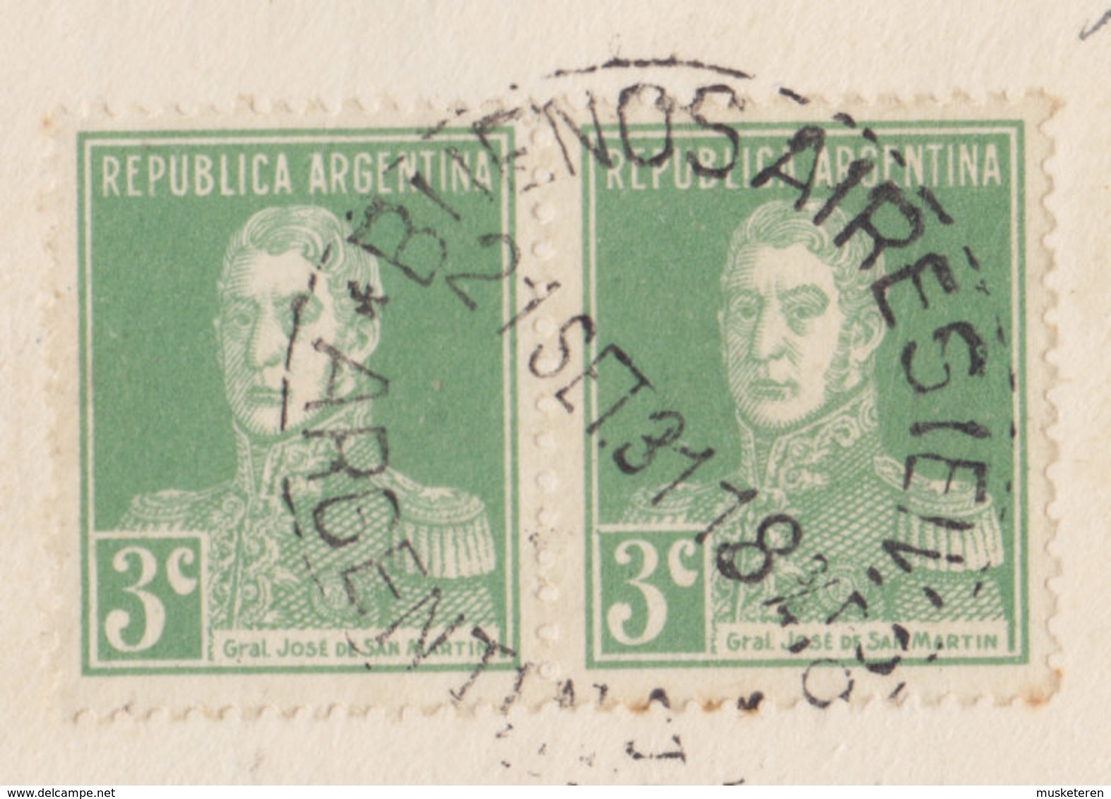 Argentina Registered Certificado Label BUENOS AIRES 1931 Cover Letra BAUTZEN Sachsen Germany M. Aufdruck (5 Scans) - Briefe U. Dokumente