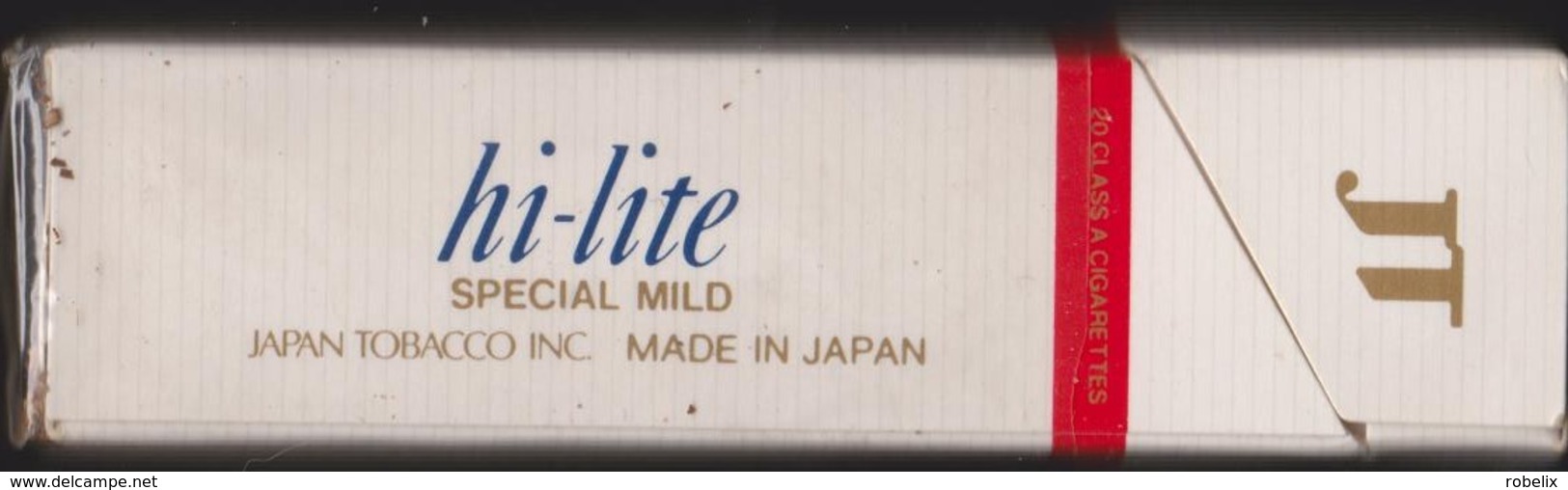 HI-LITE - Japanese Empty Cigarettes Carton Box - Around 1975 - Etuis à Cigarettes Vides