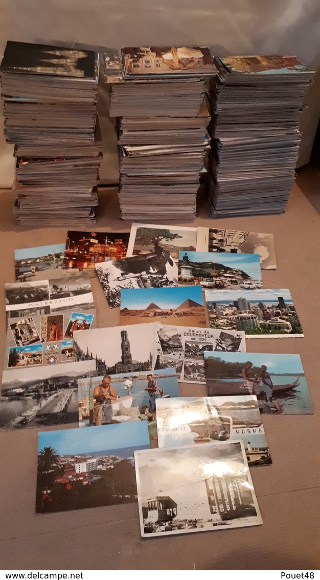 Lot De 1700 Cartes Postales étrangères: SM Et MGF - 500 CP Min.