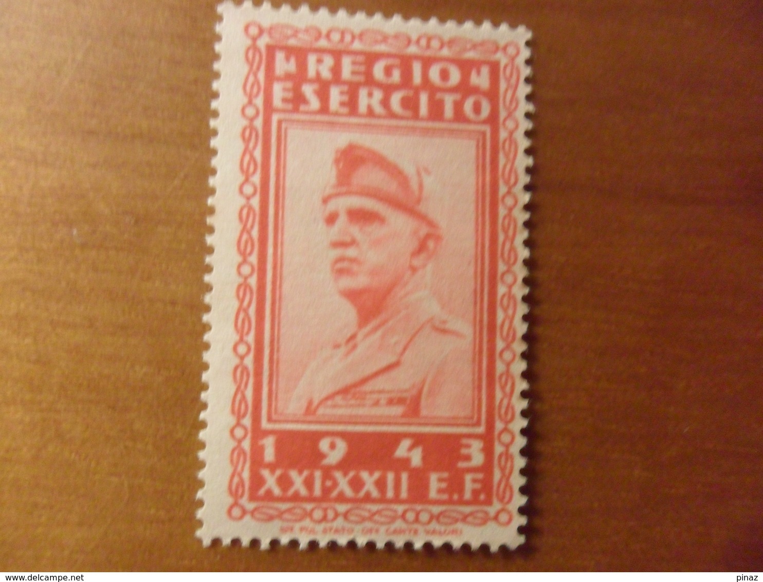 Italia REGNO V.E.III FRANCHIGIA REGIO ESERCITO 1943 NUOVO - Franchigia