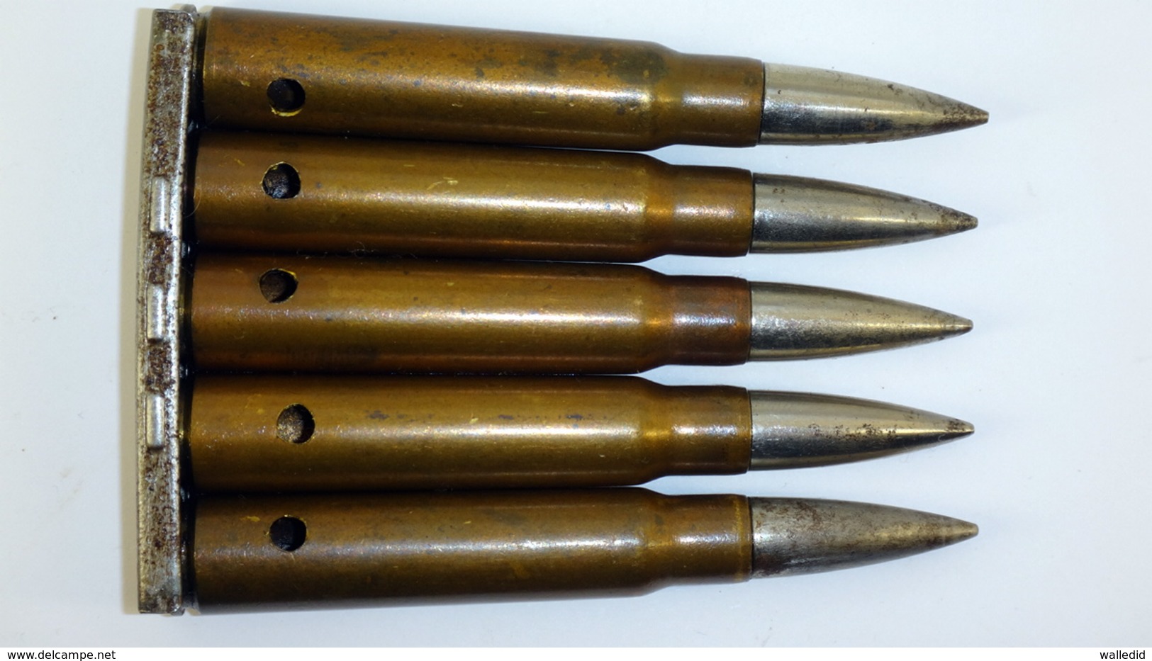 Lame-chargeur De 5 Cartouches 7.92 Mauser Tchèques 1938 (2) - WW2 - Neutralisées - 1939-45