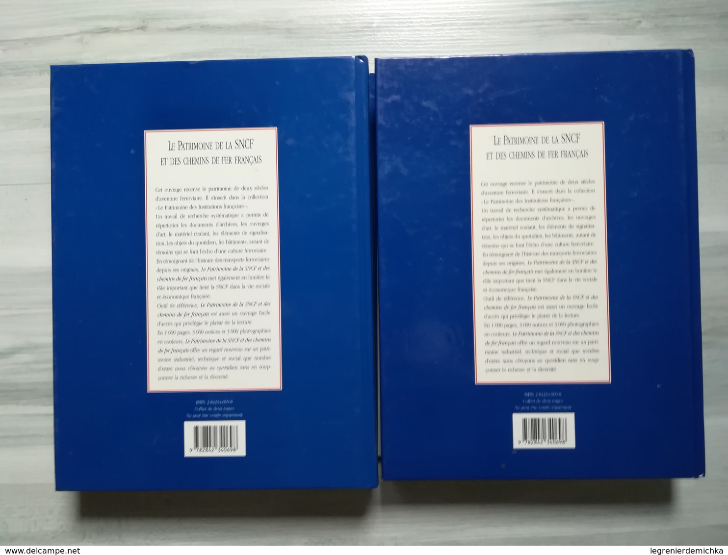 LIVRES LE PATRIMOINE DE LA SNCF ET DES CHEMINS DE FER FRANCAIS - 2 VOLUMES - FLOHIC Editions - Autres & Non Classés