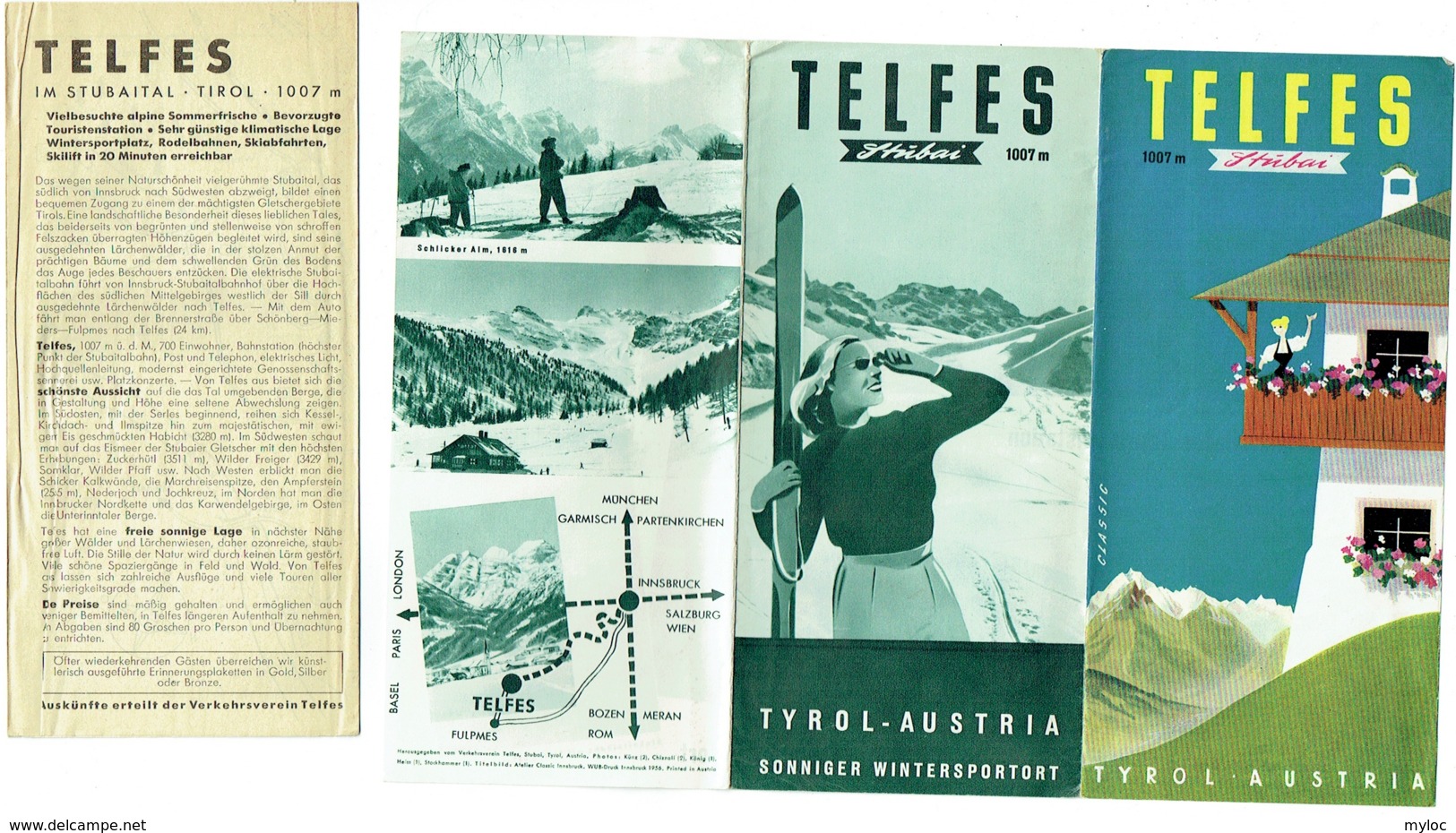 Publicité. Autriche/Austria. Tyrol. Telfes. - Dépliants Touristiques