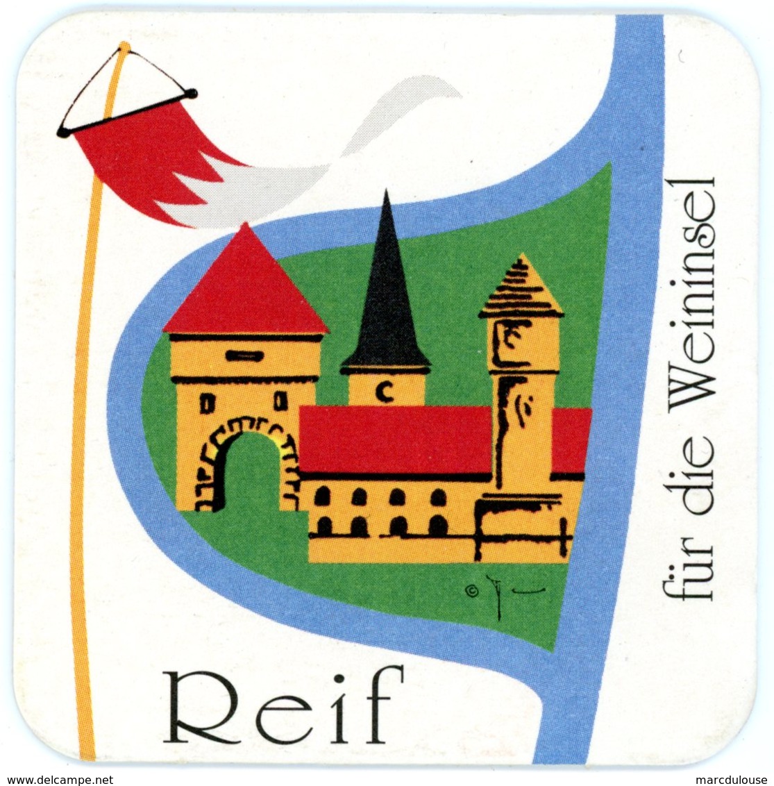 Deutschland. Reif Für Die Weininsel. Germany. Allemagne. Duitsland. - Bierdeckel