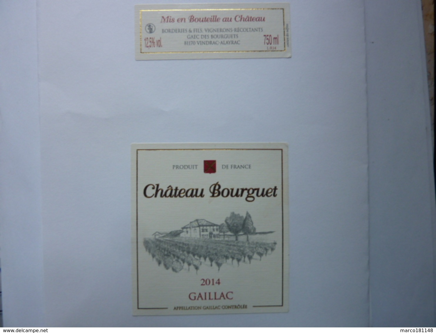 Château Bourguet - Gaillac - 2014 - Gaillac