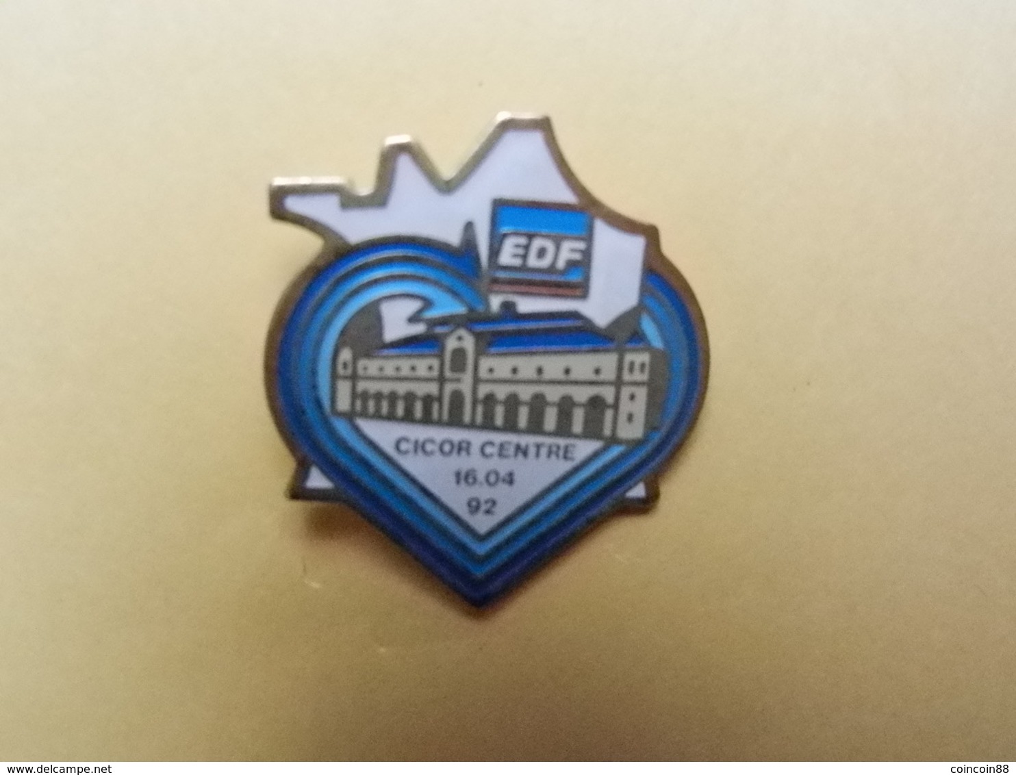 Pin S EDF CICOR Centre Du 16 Avril 1992 - EDF GDF