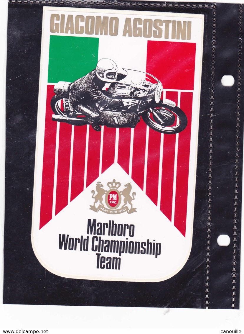 Sticker Marlboro - Giacomo Agostino - Automobile - F1