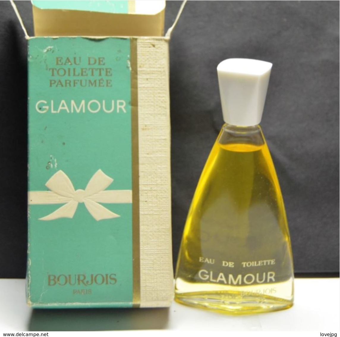 FLACON GLAMOUR BOURJOIS 50ML HAUTEUR 11CM VRAIS PARFUM - Non Classés