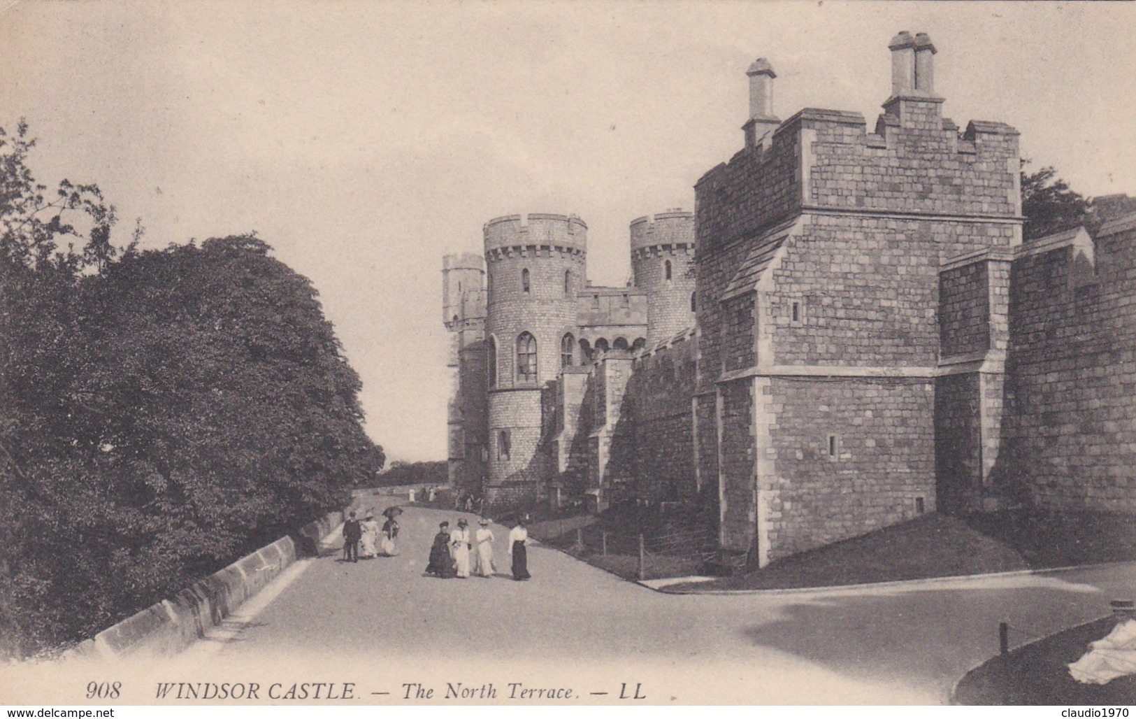 CARTOLINA - POSTCARD - INGHILTERRA - WINDSOR CASTLE - THE NORTH TERRACE - LL - Windsor Castle