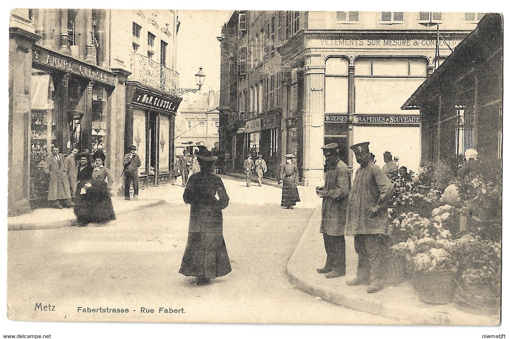 CPA Metz Rue Fabert Nels - Metz