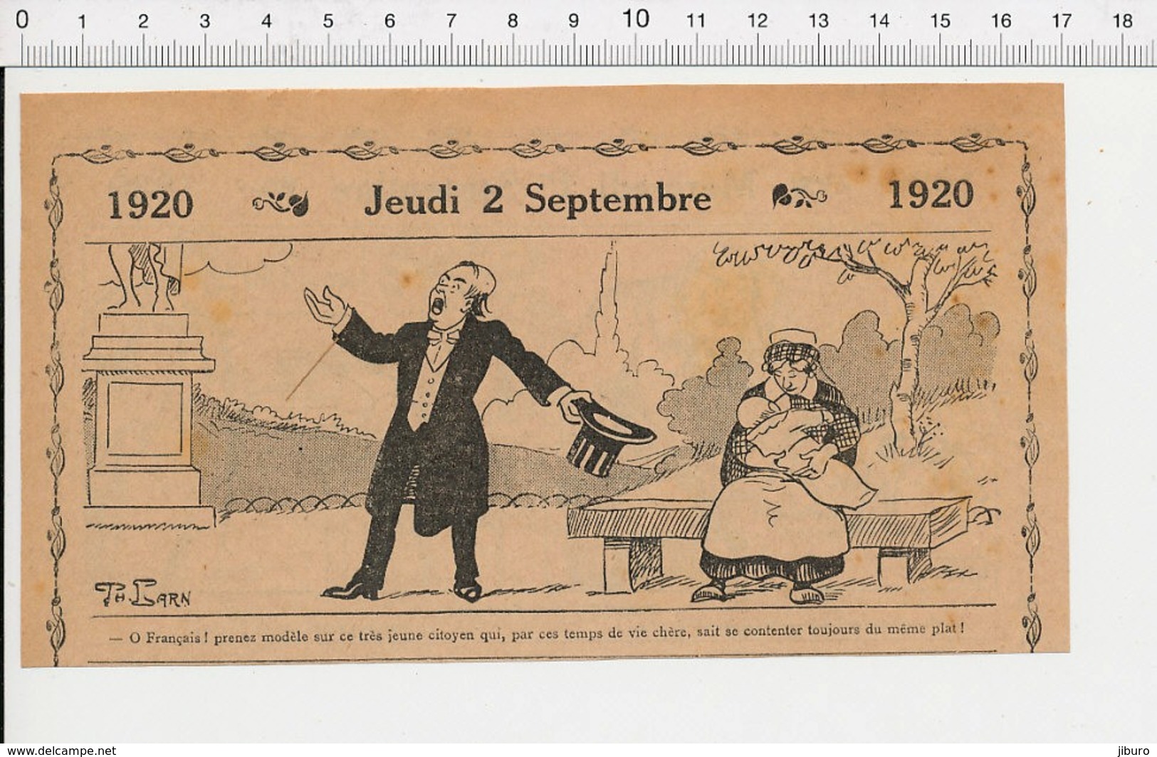 2 Scans Humour De 1920 Allaitement Au Sein Lait De Bébé Vie Chère / Mois De Septembre Chasse Vin Nouveau Chaleur 216E6 - Unclassified