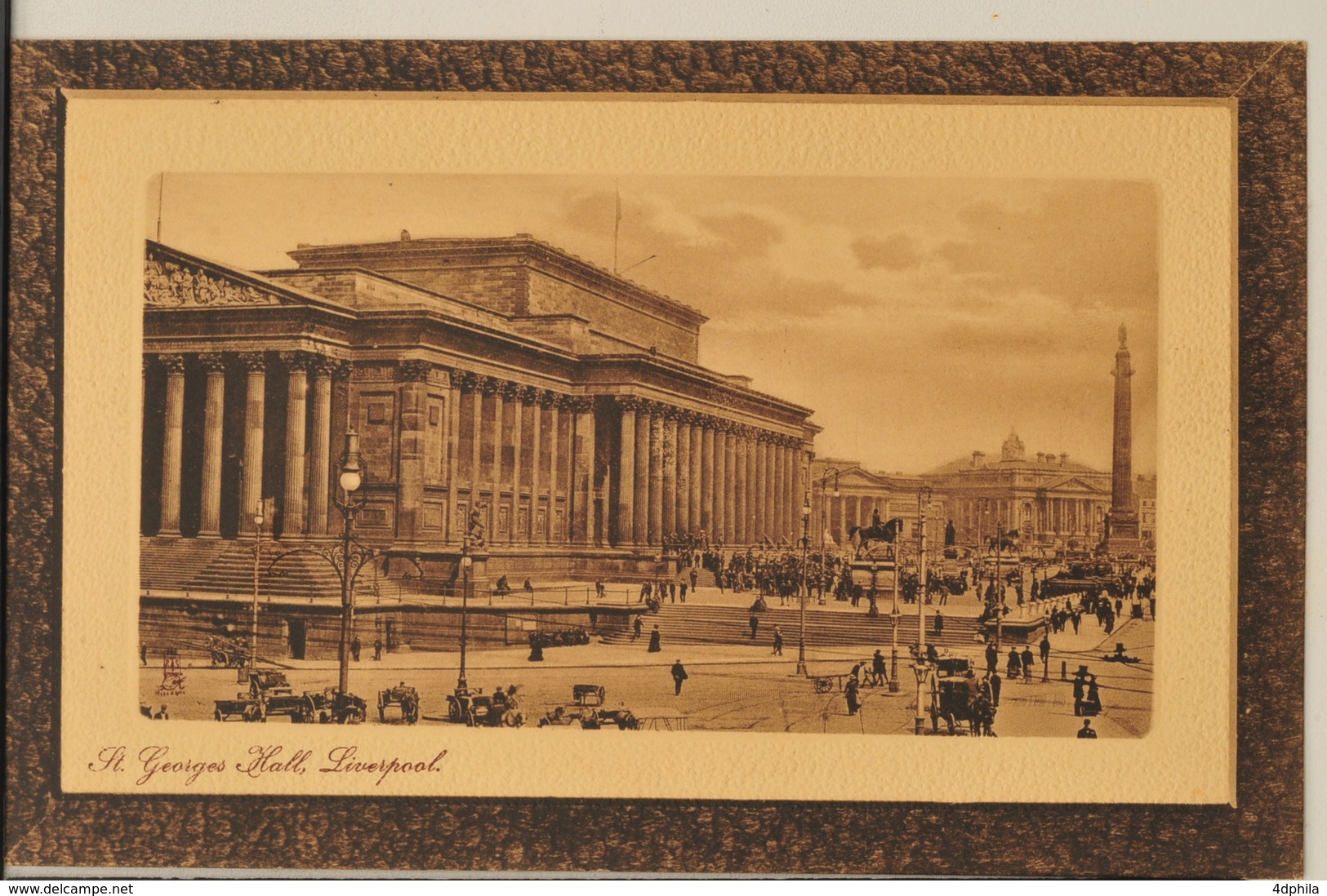 England, Lancashire, Liverpool - Serie 1900-1910’s, 6 Framed Sepia Postcards