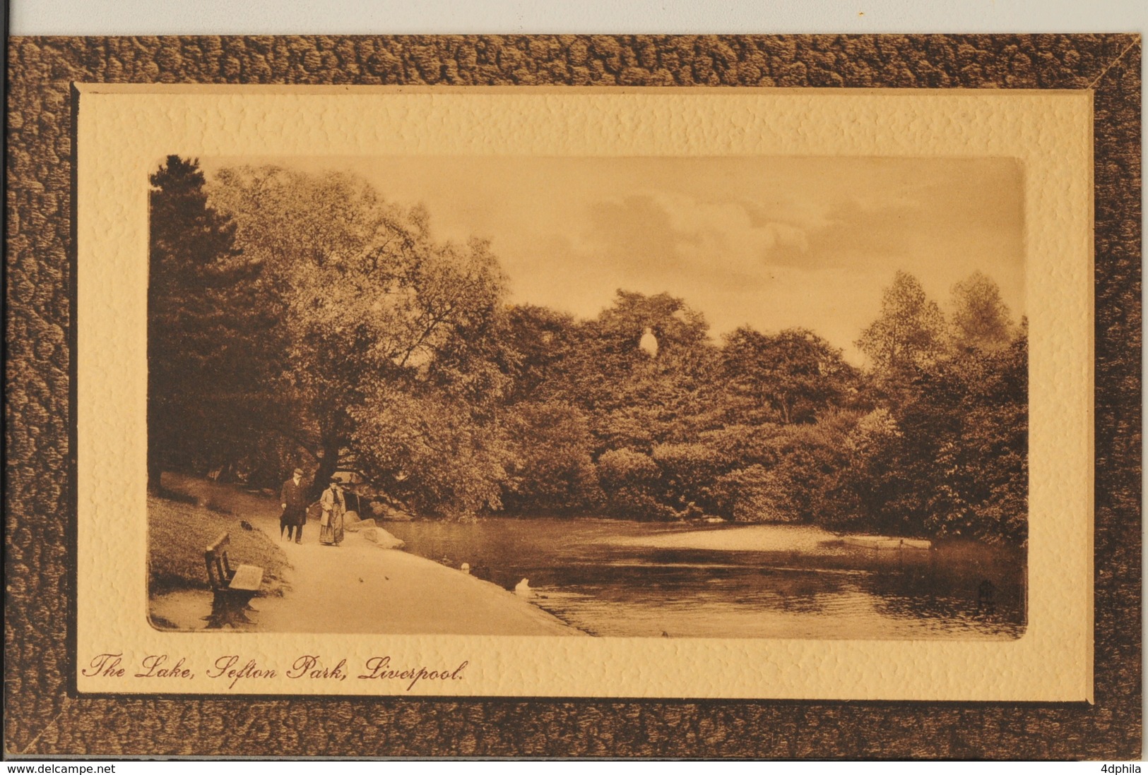 England, Lancashire, Liverpool - Serie 1900-1910’s, 6 Framed Sepia Postcards