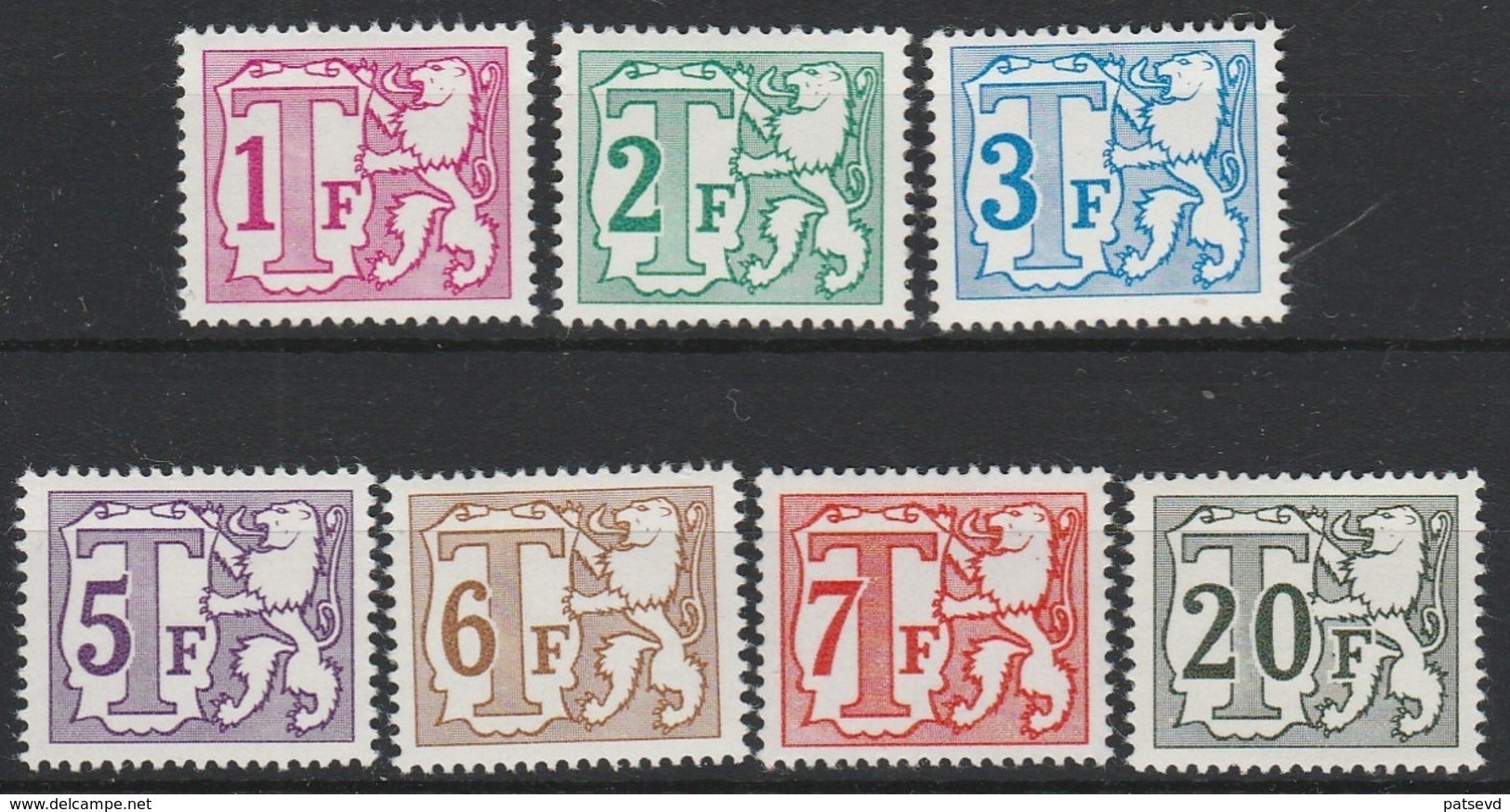 Taxe  Tx 66/72 ** - Stamps