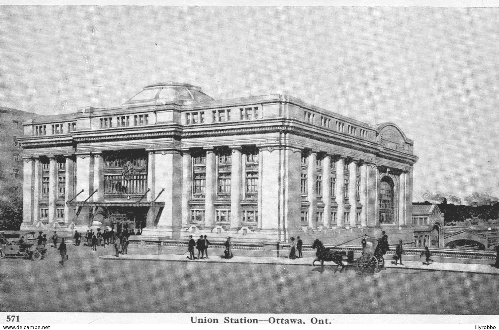 CANADA - Union Railway Station OTTAWA - VG Animation Etc - Estaciones Sin Trenes